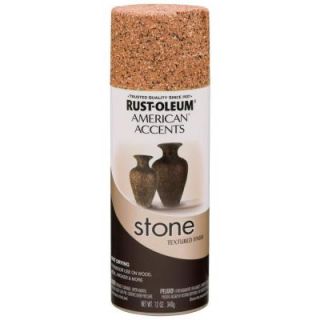 Rust Oleum American Accents 12 oz. Stone Sienna Textured Finish Spray Paint 7994830
