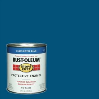 Rust Oleum Stops Rust 1 qt. Gloss Royal Blue Protective Enamel Paint (Case of 2) 7727502