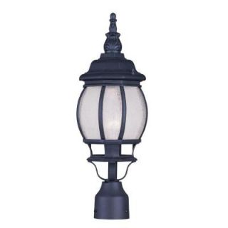 Livex Lighting Providence 23.5 in. Outdoor Black Post Head Lantern CLI MEN7905 04
