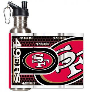 San Francisco 49ers Stainless Steel Water Bottle with Metallic Graphics   7570731