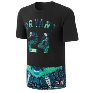 Nike Kobe 24 T Shirt   Mens   Basketball   Clothing   Bryant, Kobe   Black/Vapor Green/Blue Force