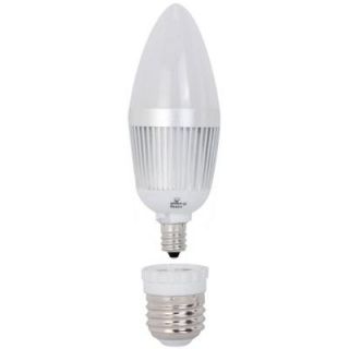 Globe Electric 25W Equivalent Bright White  B10 Chandelier LED Light Bulb 01424