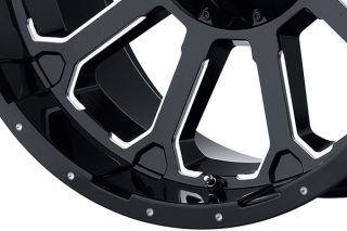 XD Series XD80621267344N   6 x 135mm Bolt Pattern Black 20" x 12" XD Series 806 Bomb Gloss Black Wheels   Alloy Wheels & Rims