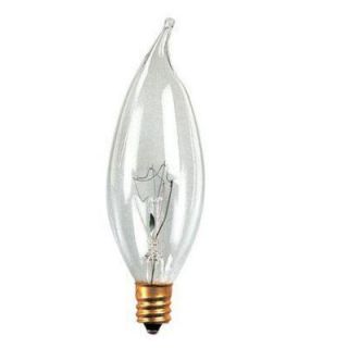 Illumine 25 Watt Incandescent Flame/Ca10 Light Bulb (25 Pack) 8493022