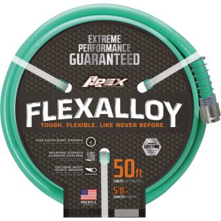 Apex Flexalloy Garden Hose — 5/8in. x 50ft., Model# 8550-50  Garden, Sprinkler   Soaker Hoses
