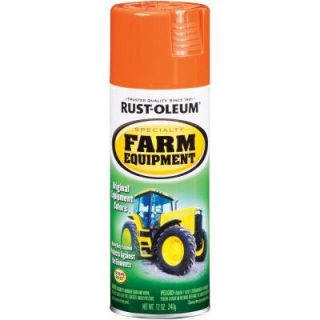 Rust Oleum Stops Rust Farm & Equipment Spray Paint, Allis Chalmers Orange, 12 oz. Model# 7458 830