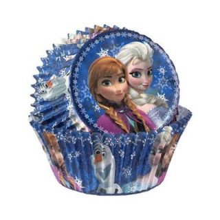 Frozen Cupcake Baking Cups (50 Pack)   Party Supplies