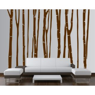 Birch Tree Forest Kids Wall Decal by Innovative Stencils