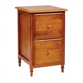 Office Star Knob Hill 2 Drawer Wood File Cabinet in Cherry   KH30