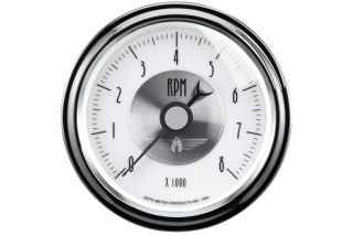 AutoMeter 2098   Range 0   8,000 RPM Pearl 3 3/8"   In Dash Mount Tachometer   Gauges