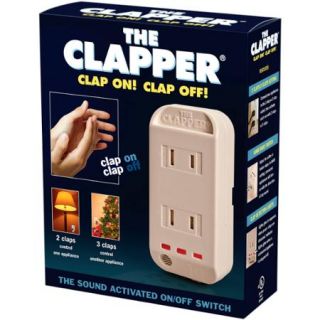 The Clapper Sound Activated On/Off Switch, 1 Each
