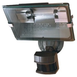 Halogen Security Light, DualBrite Motion Activated, Bronze, 500 Watt Model# HZ 5311 BZ