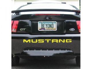 Ford Mustang 1999 to 2004 Rear Bumper Letters Insert Black 