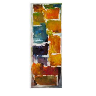 Colorful Blocks Painting Print on Canvas
