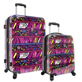 Bohemian 2 Piece Hardside Expandable Luggage Set