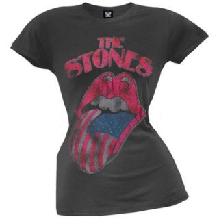 Rolling Stones   Foil Tongue Juniors T Shirt