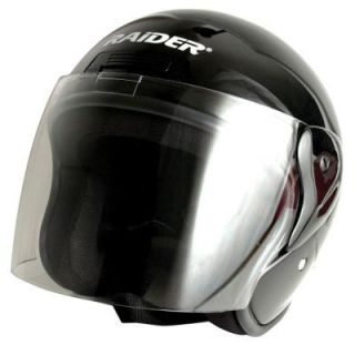 Raider Large Adult Black Flip Shield Helmet 26 613 L