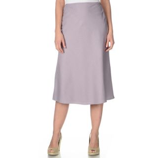 24/7 Comfort Apparel Womens Striped Calf length Skirt