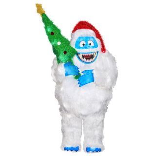 Gemmy 2.79 ft Lighted Bumble Outdoor Christmas Decoration with White LED Lights