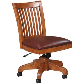 Mission Solid Oak Swivel Desk Chair   Shopping   Great Deals