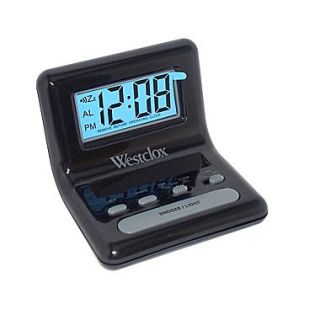 Westclox 47538A Digital LCD Alarm Clock, Black
