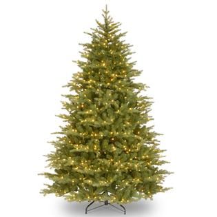 National Tree Company 9 ft. Nordic Spruce Medium Tree with Clear