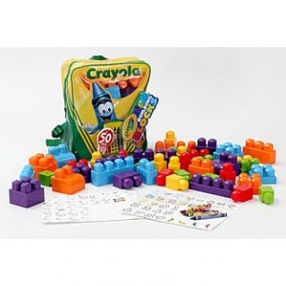 Crayola Kids@Work   50 Piece Learn n Play Backpack   Toys & Games