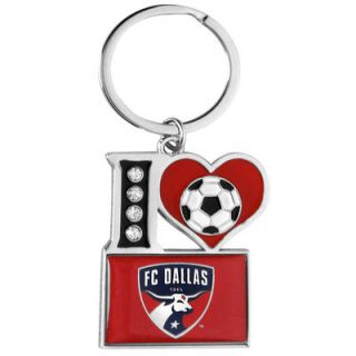 FC Dallas I Love Soccer Keychain