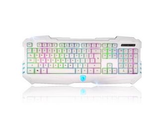 Desktop Keyboard Sades wired keyboard backlight colorful breathing light usb led keyboard lol
