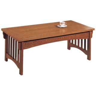 Anthony California Mission Style 3 Piece Coffee Table Set