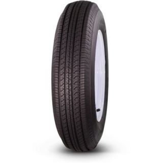 Greenball Towmaster 4.80 12 6 Ply Bias Trailer Tire and Wheel Assembly 4 on 4 Bolt Pattern, White Modular