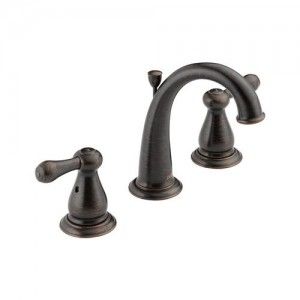 Delta 3575 RBMPU DST Leland Two Handle Widespread Lavatory Faucet   Venetian Bronze