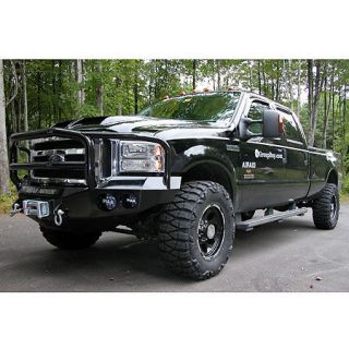 Road Armor Stealth Base Front Bumper With Lonestar Guard 1999 2004 Ford Super Duty