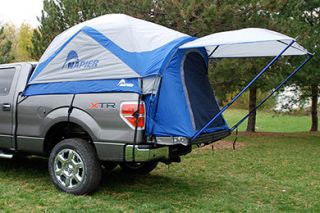Napier 57099   Mid size truck, 5' bed Blue/Grey Napier Sportz Truck Tent 57 Series   Universal Camping Tents