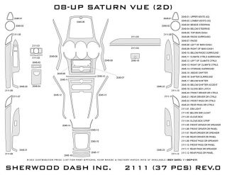 2008 Saturn Vue Wood Dash Kits   Sherwood Innovations 2111 CF   Sherwood Innovations Dash Kits