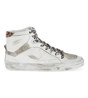 GOLDEN GOOSE   2.12 high top leather trainers
