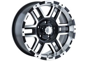 Ion Alloy 179 7836B   6 x 135mm Single Bolt Pattern Gloss Black with Machined Face and Lip 17" x 8" 179 Wheels   Alloy Wheels & Rims