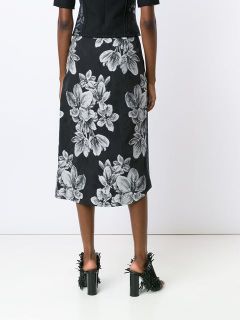 3.1 Phillip Lim Floral Asymmetric Skirt   Al Ostoura