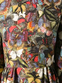 Valentino Butterfly Print Dress