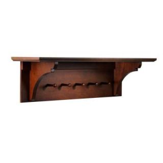 Martha Stewart Living Solutions Sequoia 70 in. W Double Entryway Shelf with Hooks 1036110960