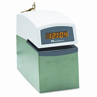 Acroprint Time Recorder ETC Digital Automatic Time Clock with Stamp