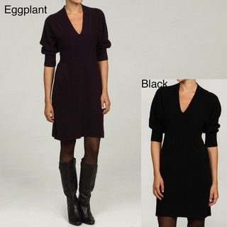 Connected Apparel Womens Dolman Sleeve Sweater Dress FINAL SALE