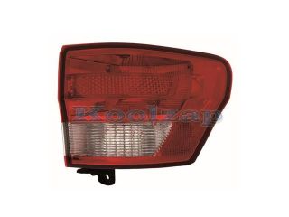 2011 2012 2013 Jeep Grand Cherokee Taillamp Taillight Rear Brake Tail Light Lamp (Quarter Panel Outer Body Mounted) Right Passenger Side (11 12 13) 