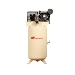 Ingersoll Rand Type 30 Reciprocating 80 Gal. 5 HP Electric 230 Volt, Single Phase Air Compressor 2340N5 V