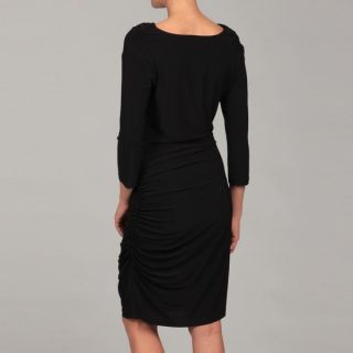 Tiana B Womens Black Cowl Neck Jersey Dress  ™ Shopping