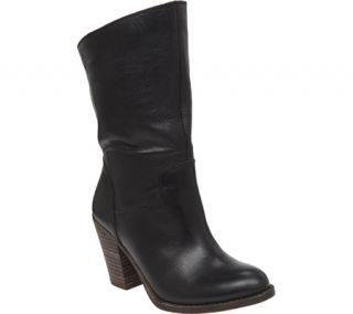 Womens Lucky Brand Embrleigh Boot   Black Leather