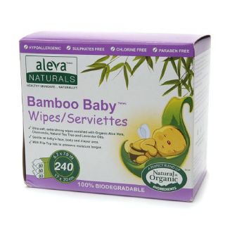 Aleva Naturals Bamboo Baby Wipes