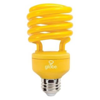 Globe Electric 60W Equivalent Soft White (2700K) T2 Spiral Yellow Bug CFL Light Bulb (3 Pack) 4760901