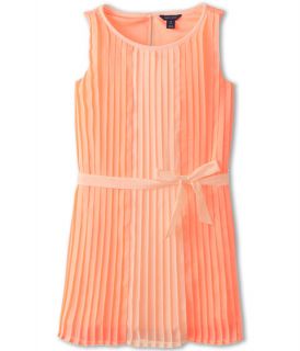 Tommy Hilfiger Kids Color Block Pleated Chiffon Dress (Big Kids)