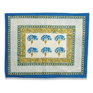 Couleur Nature Blue and Green Printed Place Mats (Set of 6)   16586720